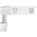 Bancone Da Muro Bianco 102x45x103,5 Cm In Legno Compensato - Foto miniatura 7