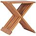 Sgabello Pieghevole 40x32x45 Cm In Legno Massello Di Teak - Foto miniatura 2