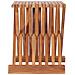 Sgabello Pieghevole 40x32x45 Cm In Legno Massello Di Teak - Foto miniatura 3