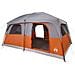Tenda Familiare Cabina 10 Persone Grigia Arancione Impermeabile - Foto miniatura 5