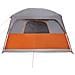 Tenda Familiare Cabina 10 Persone Grigia Arancione Impermeabile - Foto miniatura 8