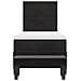 Letto con Box Spring con Materasso e Panca Nero 80x200 cm Velluto - Foto miniatura 9