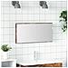 Armadio Specchio da Bagno  con Luce LED Rovere Affumicato 80x37 cm - Foto miniatura 2