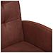 Sedie da Pranzo con Ruote 2 pcs Marrone lucido 57 x 67 x 98 cm - Foto miniatura 7