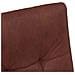 Sedie da Pranzo con Ruote 2 pcs Marrone lucido 57 x 67 x 98 cm - Foto miniatura 8