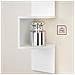 Mensola angolare VALORA - Contenitore moderno in melamina bianca LBC72WT - Foto miniatura 6
