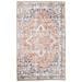 Tappeto Havana Arancio E Blu In Chenille 100% Poliestere 160x230 Cm - Foto miniatura 1