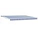 Tenda retrattile manuale Blu e Bianco 4 × 3 m - Foto miniatura 1