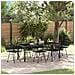 Set da Pranzo per Giardino 7 pcs Nero - Foto miniatura 2