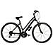 Bici Da Donna Ibrido Misura 28 Linea Aura Bicicletta Con Cambio Acera 24v Telaio In Alluminio Forcella Ammortizzata - 44 Bianco - Foto miniatura 2