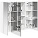 Mobiletto per specchio da bagno Bianco 83,5 x 15,5 x 70 cm - Foto miniatura 3