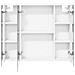 Mobiletto per specchio da bagno Bianco 83,5 x 15,5 x 70 cm - Foto miniatura 7
