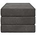 Divano Letto Pieghevole 100 x 67 x 45 cm Grigio Scuro - Foto miniatura 4