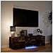 Mobile TV con LED con LED Quercia Affumicata 140 x 34 x 40 cm - Foto miniatura 4
