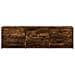 Mobile TV con LED con LED Quercia Affumicata 140 x 34 x 40 cm - Foto miniatura 6