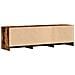 Mobile TV con LED con LED Quercia Affumicata 140 x 34 x 40 cm - Foto miniatura 8