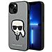 Karl Lagerfeld Klhcp14ssapkhg Iphone 14 6,1 Custodia Argento /argento Saffiano Con Patch Testa Di Karl - Foto miniatura 1