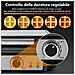 Piastra per waffle belgi SW-2130M. 4 waffle. 1200 W. 5 livelli - Foto miniatura 4