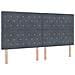 Letto box spring con materasso Grigio Scuro 200 x 200 cm - Foto miniatura 4