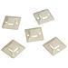 ISWT-102 - Supporto Autoadesivo 20x20mm per Fascette 100 Pz Beige - Foto miniatura 1