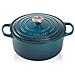 Casseruola Tonda Ghisa 24cm Evolution Deep Teal Cocotte - Foto miniatura 1