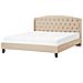 Letto In Tessuto Beige 180 X 200 Cm Bordeaux - Foto miniatura 17