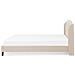 Letto In Tessuto Beige 180 X 200 Cm Bordeaux - Foto miniatura 7
