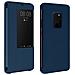 Custodia Huawei Mate 20 Sportellino Finestra Traslucida - Blu - Foto miniatura 1
