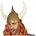 Atosa-60659 Atosa-60659 - Accessorio per travestimento da vikings, casco corno da adulto, unisex, 60659, colore: oro, taglia unica - Foto miniatura 2