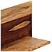 Mensole 2 Pz 118x26x20 Cm In Legno Massello Di Sheesham - Foto miniatura 4