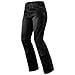 Jeans Donna Protezioni Ce Ginocchio Pantaloni Lady Moto Scooter Custom Nero 26 - Foto miniatura 1