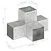Connettore Per Pali A Forma Di X In Metallo Zincato 101x101 Mm - Foto miniatura 6