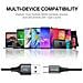 C Cavo Usb 4pack 0.5m 1m 2m 3m Nylon Intrecciato Usb Type C Veloce Di Carico Del Caricatore Del Cavo Per Samsung Galaxy S10 S9 S8 S8 Macbook Huawei P30 P20 P10 Google Pixel Sony Xperia Xz Oneplus Grey - Foto miniatura 4