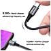 C Cavo Usb 4pack 0.5m 1m 2m 3m Nylon Intrecciato Usb Type C Veloce Di Carico Del Caricatore Del Cavo Per Samsung Galaxy S10 S9 S8 S8 Macbook Huawei P30 P20 P10 Google Pixel Sony Xperia Xz Oneplus Grey - Foto miniatura 3