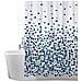 Shower Curtain Mold Muffa Resistente 180 X 180 Cm (71 X 71 Pollici) 100 Poliestere - Mosaico Patterned - Blu - Foto miniatura 1