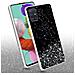 Custodia Compatibile Con Samsung Galaxy A51 4g / M40s In Nero Con Glitter - Coperchio Protettivo In Silicone Tpu Flessibile Con Glitter Scintillanti - Foto miniatura 3