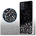 Custodia Compatibile Con Samsung Galaxy A51 4g / M40s In Nero Con Glitter - Coperchio Protettivo In Silicone Tpu Flessibile Con Glitter Scintillanti - Foto miniatura 5