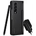 Standing Cover Ef-of93kkbegww Con S Pen + Travel Adapter 25w Per Galaxy Z Fold4 Sm-f936b Nero - Foto miniatura 5