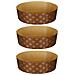 Set 3 Stampi Panettone In Carta Da Forno Marrone - Foto miniatura 1
