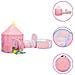 Tenda Da Gioco Per Bambini Rosa Con 250 Palline 301x120x128 Cm - Foto miniatura 1