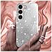 Cover Paillette Per Samsung Galaxy S23 Plus Ibrida Semirigida Spark Case Argento - Foto miniatura 5