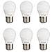 Pack 6 Pezzi Lampadina Led E27 6w (equivalente 50w) - Luce Bianca Naturale 4000k - 480 Lumen - Classe Energetica A+ - Attacco Grande E27 - Mini Globo G45 - 45x78mm - Foto miniatura 1