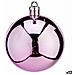 Set Di Palline Di Natale Rosa Plastica 6 X 7 X 6 Cm (12 Unità) - Foto miniatura 1