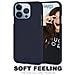 Cover Per Iphone 13 Pro Max Premium Soft Feeling, Blu - Foto miniatura 2