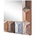 Specchio Hizote 63 Cm 90 Cm Legno Di Abete Marrone - Foto miniatura 5