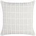 Cuscino Decorativo Douris 45 X 45 Cm Trama Gingham Beige Chiaro - Foto miniatura 2