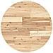 Piano Tavolo Rotondo 60x4 Cm In Legno Massello Di Acacia - Foto miniatura 2