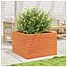 Fioriera Giardino Marrone Cera 70x70x46 Cm Legno Massello Pino - Foto miniatura 3