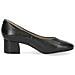 Black Nappa Elegant Closed Formal Scarpe Eleganti Pelle Scarpe Donna Nero Eu 36, 9-22315-42-022 - Foto miniatura 3