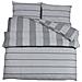 Set Copripiumino Grigio 200x220 Cm In Cotone - Foto miniatura 1